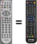 Telecomando equivalente Yamaha WHV3422