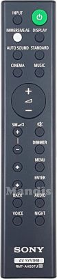 Telecomando originale SONY RMT-AH507U (100422111)