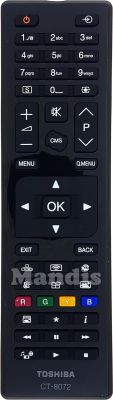 Telecomando originale TOSHIBA CT-8072 (23385598) Telecomando originale TOSHIBA CT-8072 (23385598)