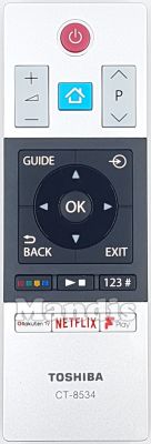 Telecomando originale TOSHIBA CT-8534 (30099655) Telecomando originale TOSHIBA CT-8534 (30099655)