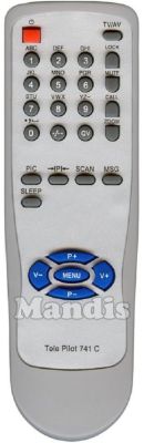 Original remote control GRUNDIG TELE PILOT 741C (759550590700) Original remote control GRUNDIG TELE PILOT 741C (759550590700)
