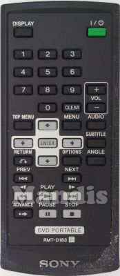Télécommande d'origine SONY RMT-D183 (988511068) Télécommande d'origine SONY RMT-D183 (988511068)