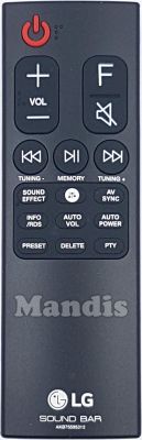 Original remote control LG AKB75595312