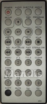 Télécommande d'origine BELSON DUAL0702 (SR01)