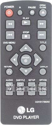 Télécommande d'origine LG COV31736202