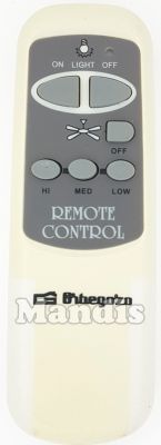 Original remote control ORBEGOZO RCM 8250 (DD2)