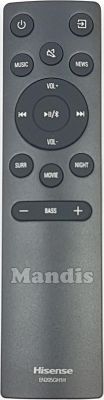 Original remote control HISENSE EN205GH1H