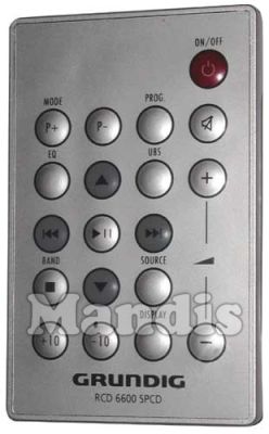 Original remote control GRUNDIG RCD6600SPCD (720117139000) Original remote control GRUNDIG RCD6600SPCD (720117139000)