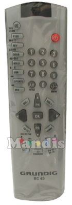 Original remote control GRUNDIG RC 45 (759551059300) Original remote control GRUNDIG RC 45 (759551059300)