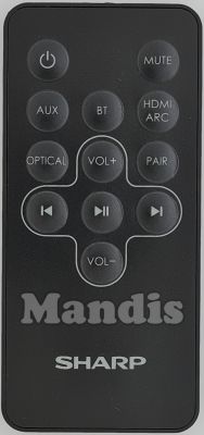 Télécommande d'origine SHARP HTSB95