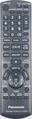 Originalfernbedienung PANASONIC N2QAYA000008