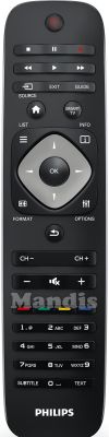 Original remote control PHILIPS 398GR8BD3NTPHT (996590004765)