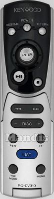 Telecomando originale KENWOOD RC-DV310