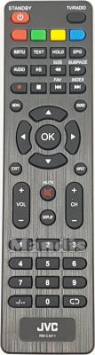 Original remote control JVC RM-C3411 (135DDVB00103)