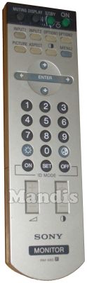 Télécommande d'origine SONY RM980 (147899113) Télécommande d'origine SONY RM980 (147899113)
