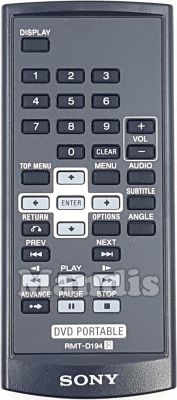 Telecomando originale SONY RMT-D194