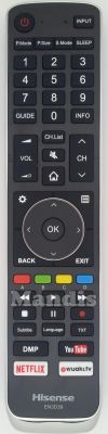 Original remote control HISENSE EN3D39 (T210143)