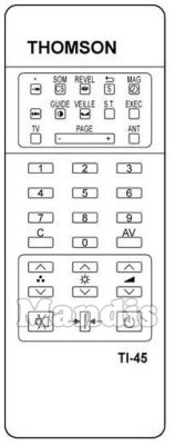 Originalfernbedienung THOMSON TI 45 (925TX0789)