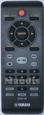 Telecomando originale YAMAHA DVD-16 (AAX83650)