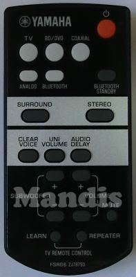 Originalfernbedienung YAMAHA FSR66 (ZJ787500)