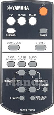 Original remote control YAMAHA FSR73 (ZP807600)