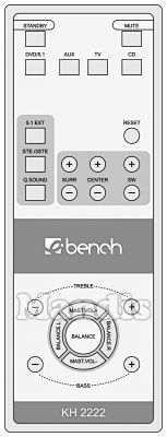 Originalfernbedienung EBENCH KH 2222