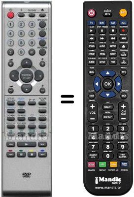 Gleichwertige Fernbedienung Orion 076R0PK011