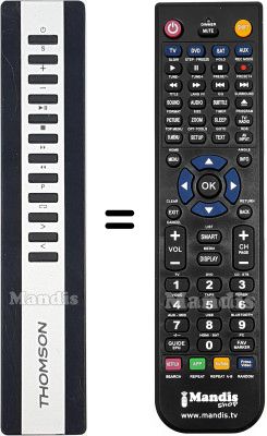 Gleichwertige Fernbedienung MIC01