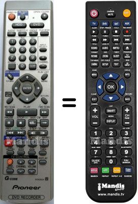 Gleichwertige Fernbedienung VXX2934