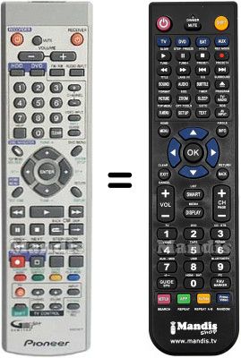 Gleichwertige Fernbedienung Pioneer AXD7417