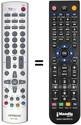 Telecomando equivalente Hitachi RCT-1522