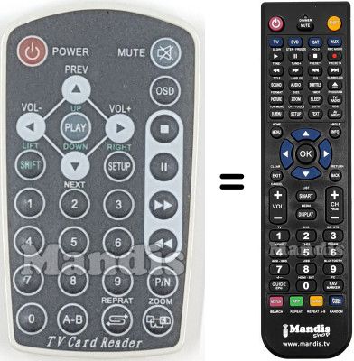 Replacement remote control REMCON2218
