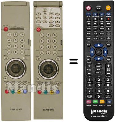Télécommande équivalente Samsung PS 42P2STX