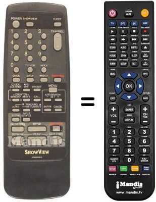Replacement remote control 07660AND010