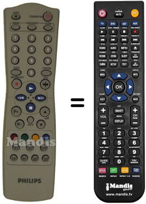 Télécommande équivalente PYE 14 PV 203 Télécommande équivalente PYE 14 PV 203