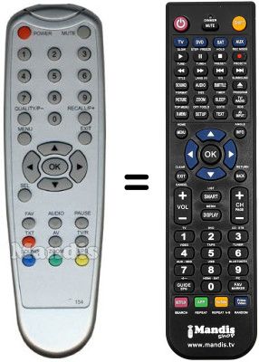 T&eacute;l&eacute;commande &eacute;quivalente Kathrein UFE 371 / S