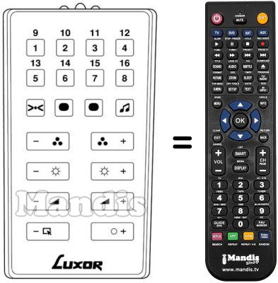 Replacement remote control 190 9571-15 / 25