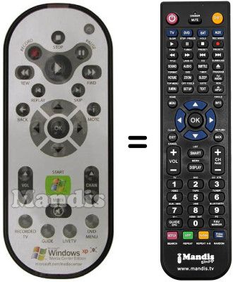 Gleichwertige Fernbedienung 3139 238 07431