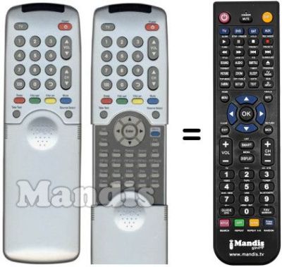 Gleichwertige Fernbedienung Trans Continents TR-42500 P