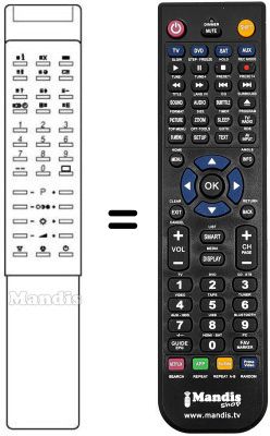 Replacement remote control 5652 21 79