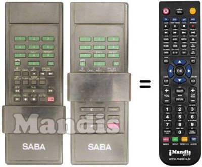 Télécommande équivalente 6A 10 E