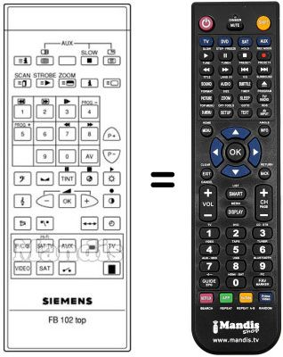 Telecomando equivalente 756404