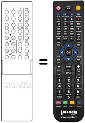Replacement remote control 86183