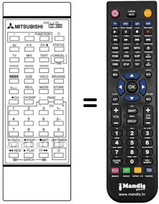 Télécommande équivalente 939P-212010 Télécommande équivalente 939P-212010