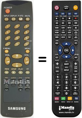 Télécommande équivalente AA59-10093 Y