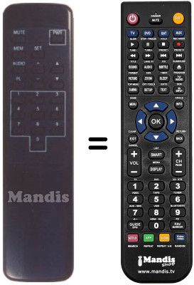 Replacement remote control STR 250