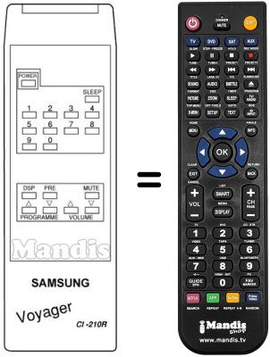 Telecomando equivalente CI-210 R