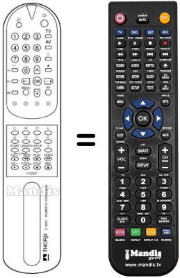 Telecomando equivalente CT 202 T Telecomando equivalente CT 202 T