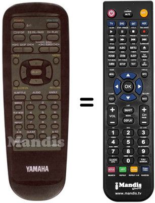 Telecomando equivalente Yamaha DVD S795