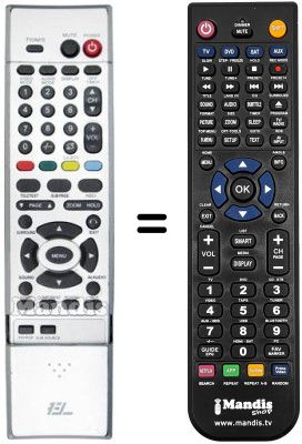 Télécommande équivalente VOXSON VXN-L32HDG